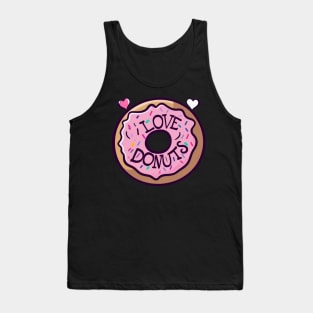 I Love Donuts Tank Top